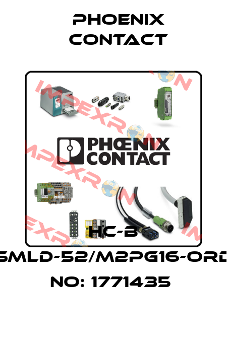 HC-B 10-SMLD-52/M2PG16-ORDER NO: 1771435  Phoenix Contact
