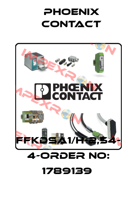 FFKDSA1/H-2,54- 4-ORDER NO: 1789139  Phoenix Contact