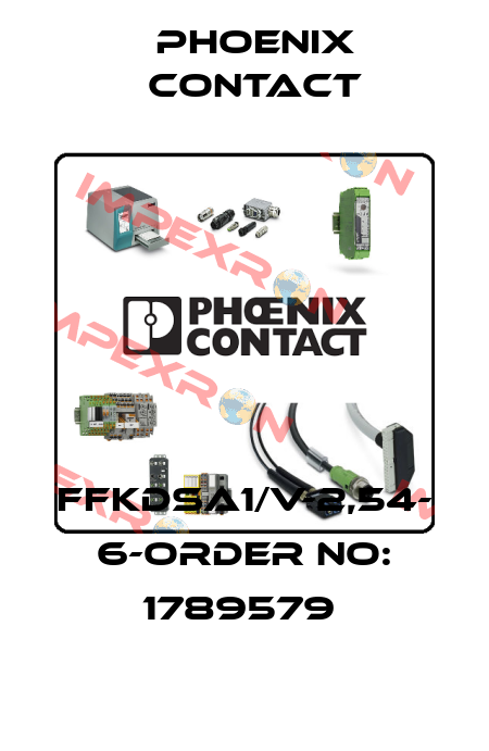 FFKDSA1/V-2,54- 6-ORDER NO: 1789579  Phoenix Contact