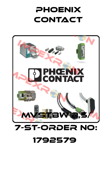 MVSTBW 2,5/ 7-ST-ORDER NO: 1792579  Phoenix Contact