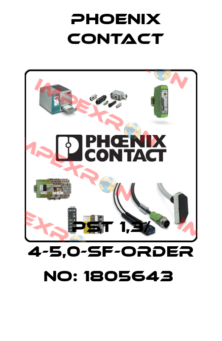 PST 1,3/ 4-5,0-SF-ORDER NO: 1805643  Phoenix Contact