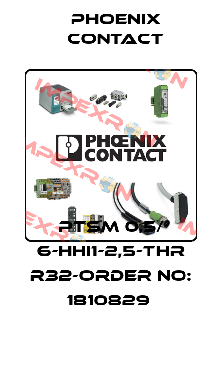 PTSM 0,5/ 6-HHI1-2,5-THR R32-ORDER NO: 1810829  Phoenix Contact