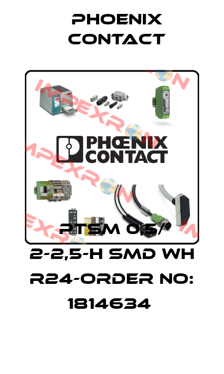 PTSM 0,5/ 2-2,5-H SMD WH R24-ORDER NO: 1814634  Phoenix Contact