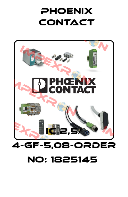 IC 2,5/ 4-GF-5,08-ORDER NO: 1825145  Phoenix Contact