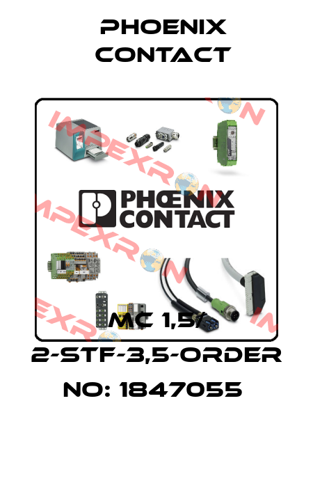 MC 1,5/ 2-STF-3,5-ORDER NO: 1847055  Phoenix Contact