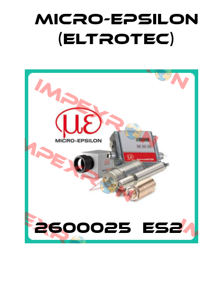 2600025  ES2  Micro-Epsilon (Eltrotec)