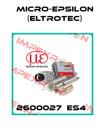 2600027  ES4  Micro-Epsilon (Eltrotec)
