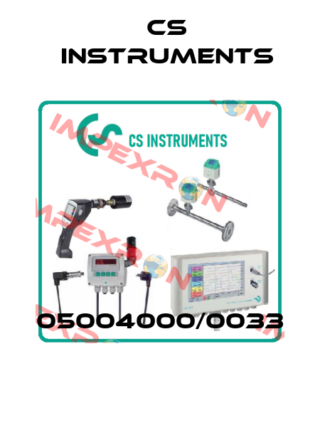 05004000/0033  Cs Instruments