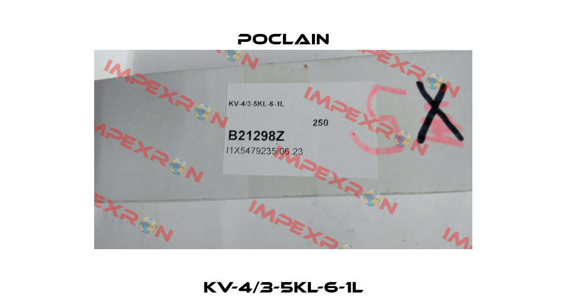 KV-4/3-5KL-6-1L Poclain