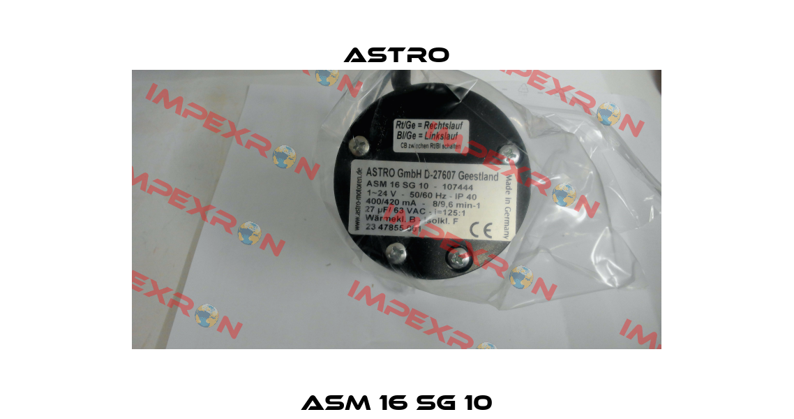 ASM 16 SG 10 Astro