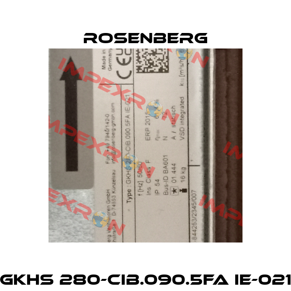 GKHS 280-CIB.090.5FA IE-021 Rosenberg