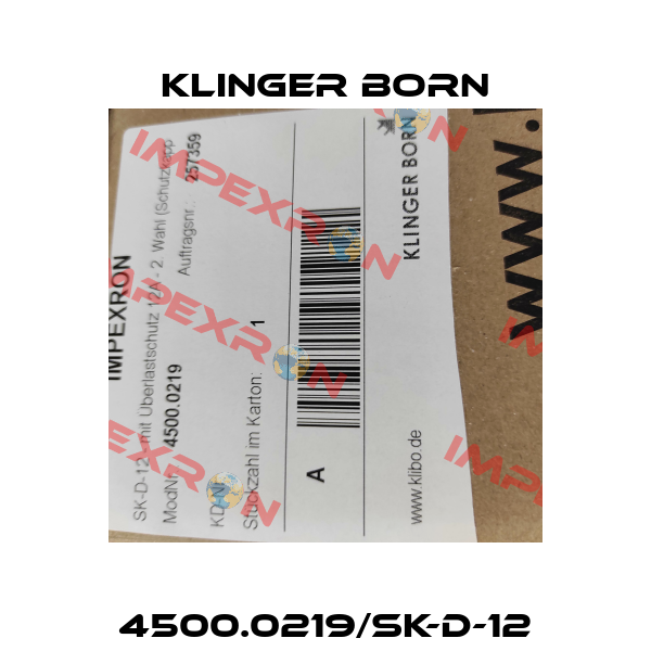 4500.0219/SK-D-12 Klinger Born