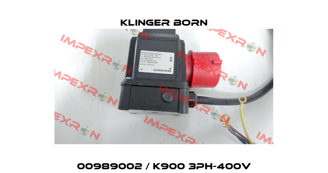 00989002 / K900 3Ph-400V Klinger Born