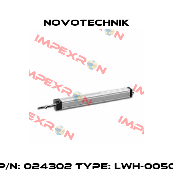 P/N: 024302 Type: LWH-0050 Novotechnik