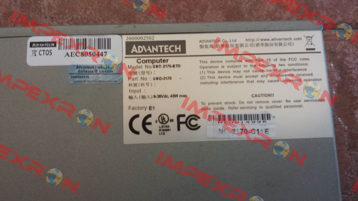 UNO-2170-BTO, 2170-C11E  Advantech