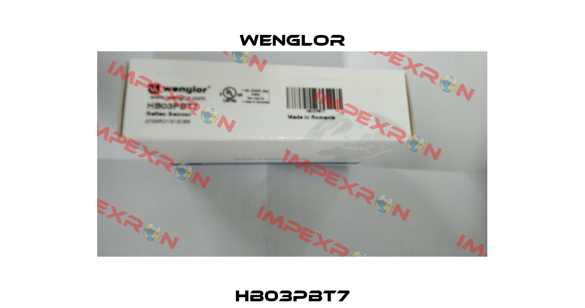 HB03PBT7 Wenglor