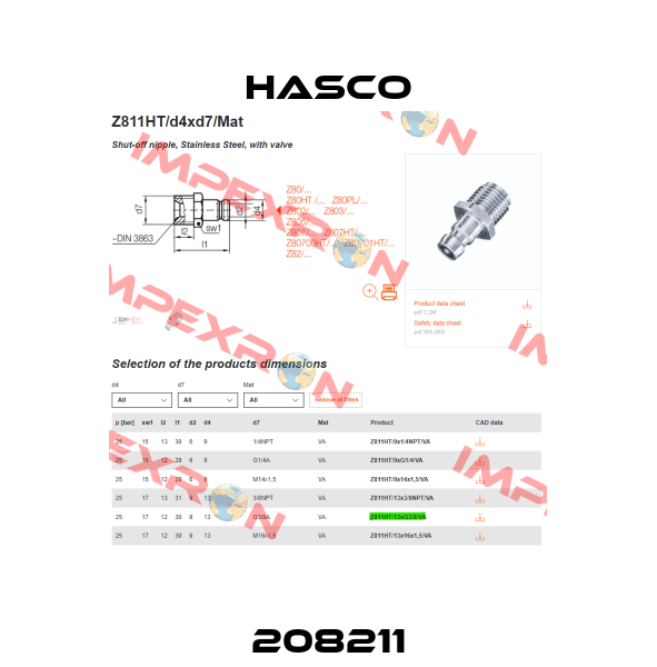208211 Hasco