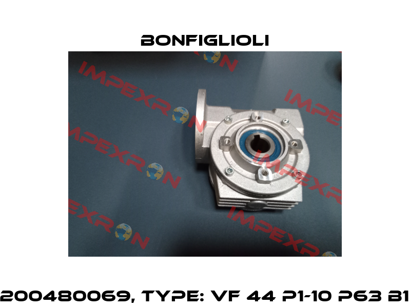 P/N: 200480069, Type: VF 44 P1-10 P63 B14 B3 Bonfiglioli