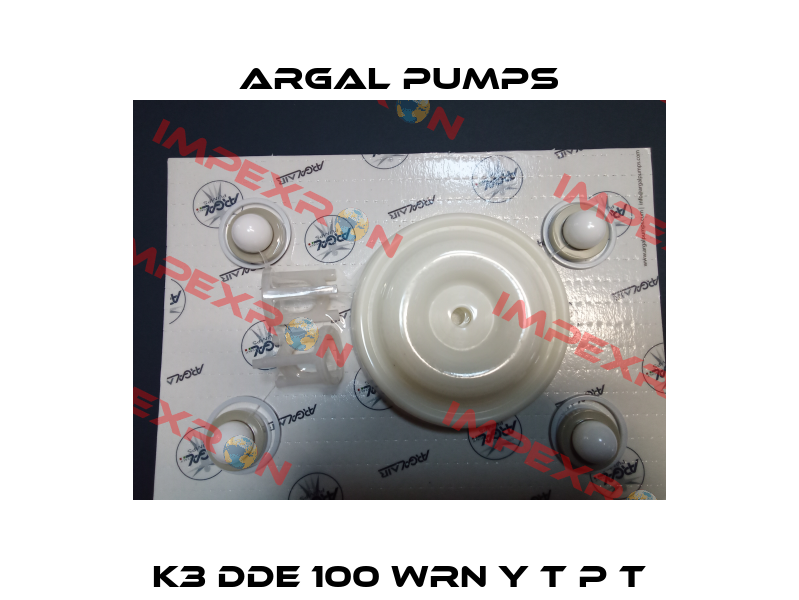 K3 DDE 100 WRN Y T P T Argal Pumps