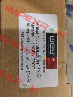 BDE26VN350  Wey Valve