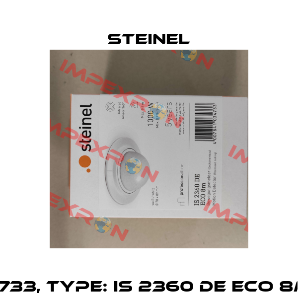 PN: 034733, Type: IS 2360 DE ECO 8m white Steinel