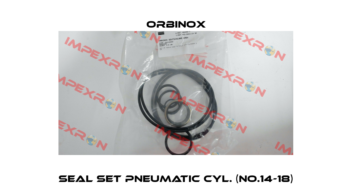 Seal set pneumatic cyl. (No.14-18) Orbinox