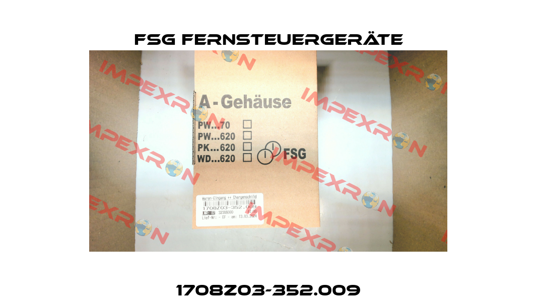 1708Z03-352.009 FSG Fernsteuergeräte