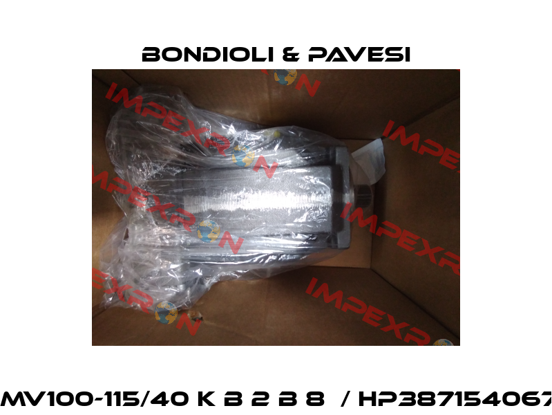 M5MV100-115/40 K B 2 B 8  / HP38715406728 Bondioli & Pavesi