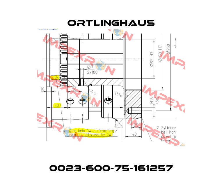 0023-600-75-161257 Ortlinghaus