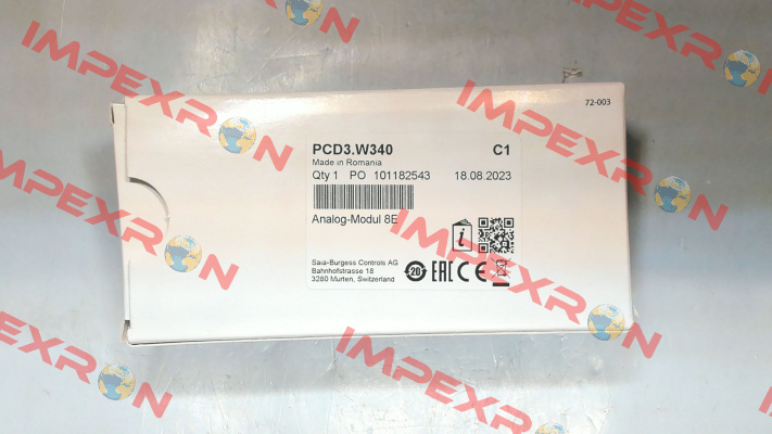 PCD3.W340 PN 9600053 Saia-Burgess
