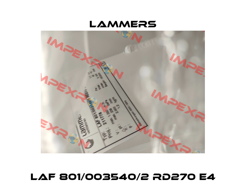 LAF 801/003540/2 RD270 E4 Lammers
