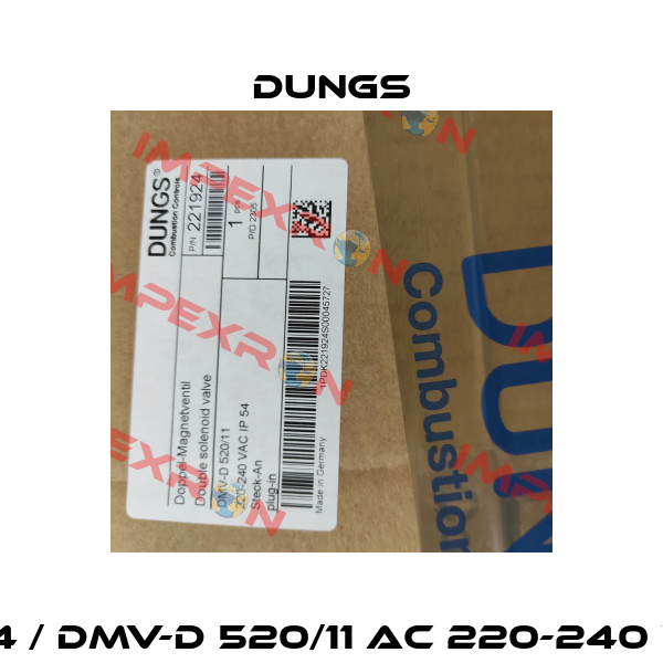 221924 / DMV-D 520/11 AC 220-240 V IP54 Dungs