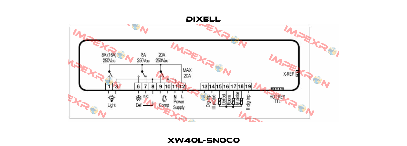XW40L-5N0C0 Dixell