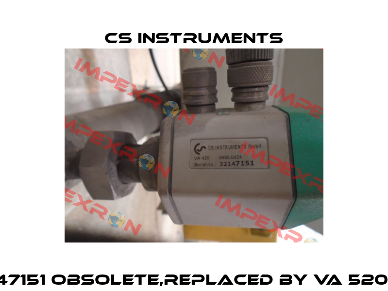  VA 420 -32147151 obsolete,replaced by VA 520 - 06950524  Cs Instruments