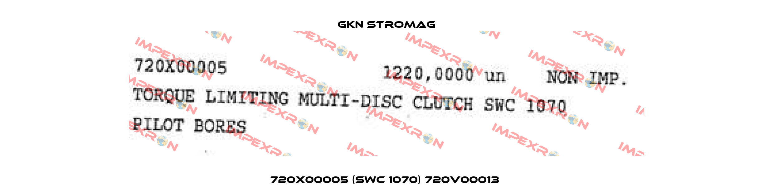 720X00005 (SWC 1070) 720V00013  GKN Stromag