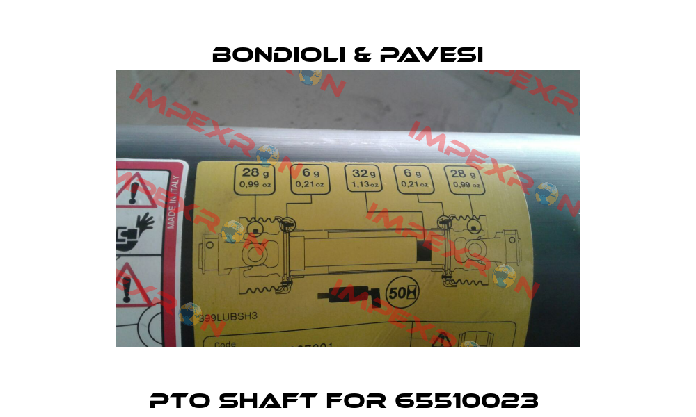 PTO shaft for 65510023  Bondioli & Pavesi