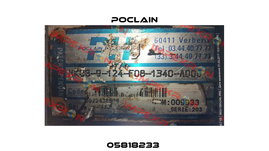 05818233  Poclain