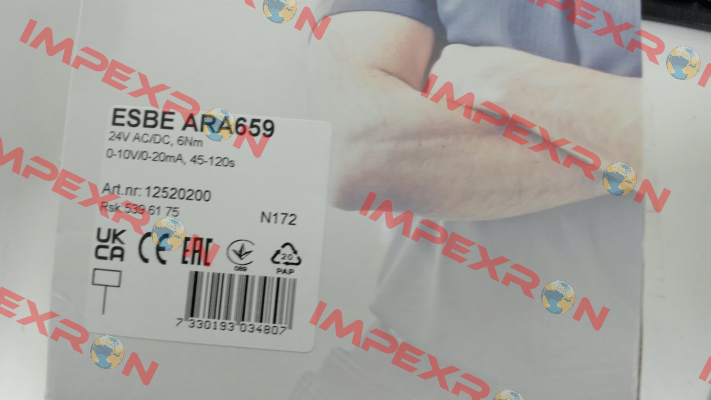 PN: 12520200 / Type: ARA 659 Esbe