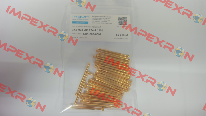 GKS-301 306 254 A1200 Ingun