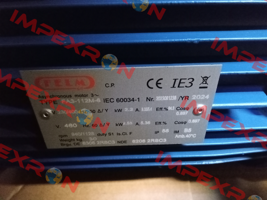 FA3-112M - KW 2,2 Felm
