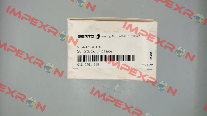 P/N: 018.2401.160, Type: SO 42421-8-1/8 Serto