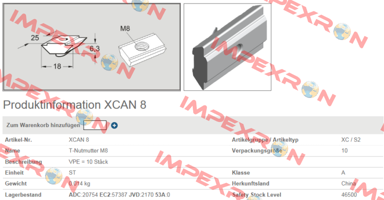 XCAN 8 (1*10)  FlexLink