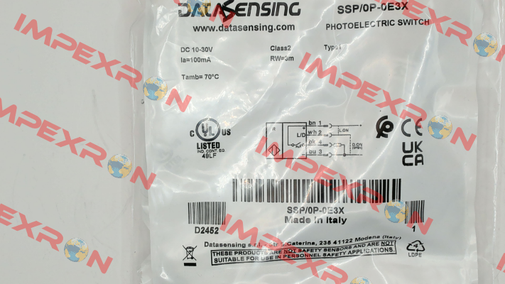 SSP/0P-0E3X Micro Detectors / Diell (now Datasensing)