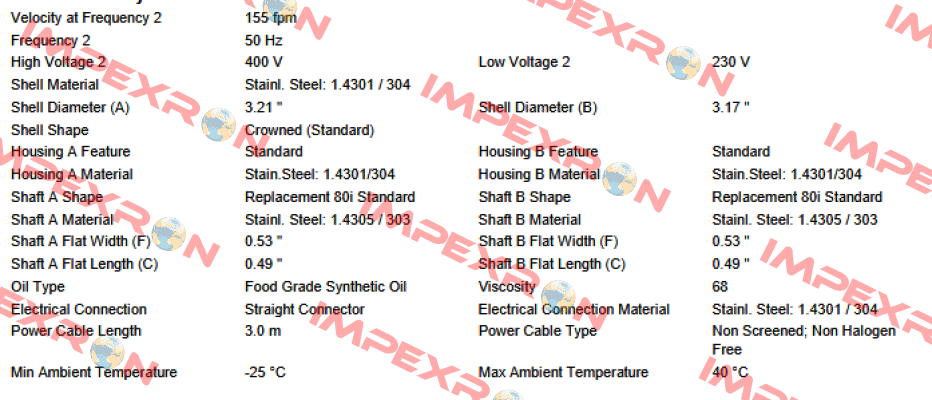 MI-DM0080 DM0803-AAC11E0U8EDC-200MM Interroll