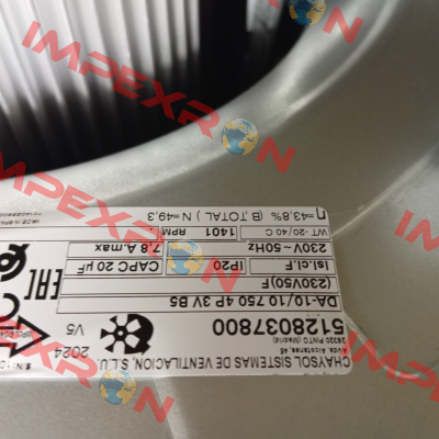 DA-10/10 750 4P 3V B5 (230V50)F V5 / 5128037800 Chaysol