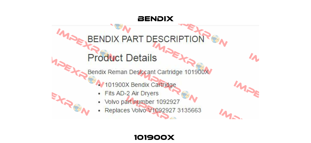 101900X  Bendix