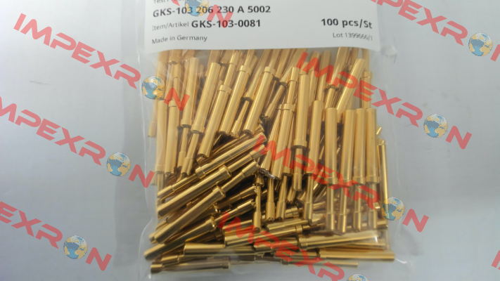 GKS-103-0081 / GKS-103 206 230 A 5002 Ingun