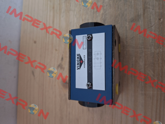type: KPCV-6-W, VNKAN06001 VINCKE HYDRAULIC