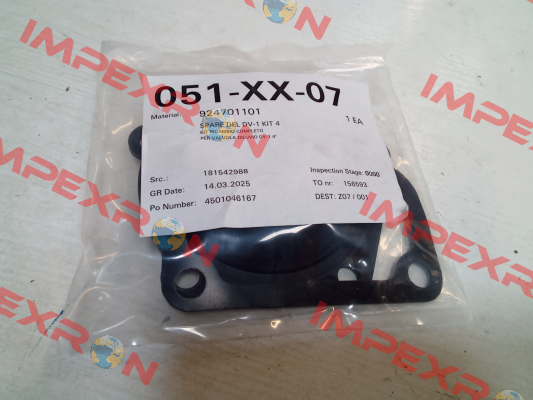 J999 / KIT FOR VALVE DV-1 4'' Grinnell