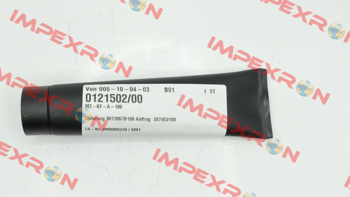 P/n: 0121502/00, Type: MZ-KF-A-100 Vahle